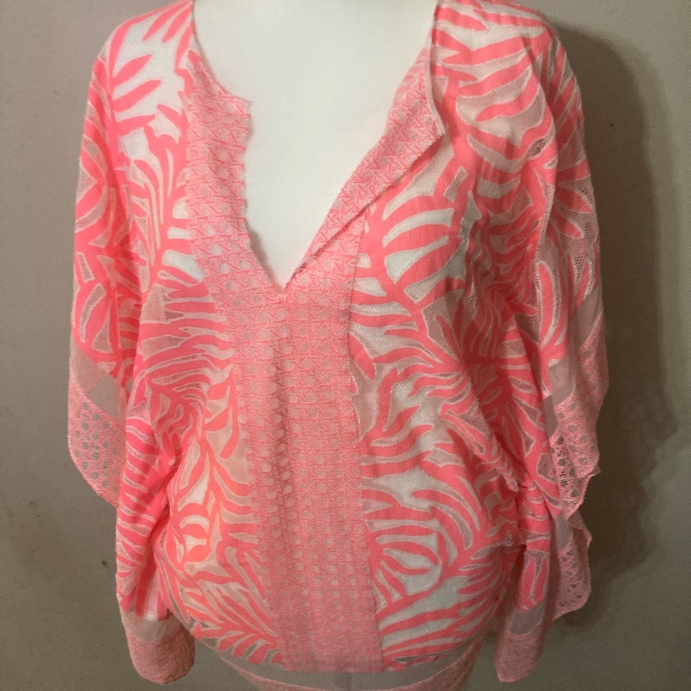 Lilly Pulitzer hot pink swimsuit coverups in size s/m. NWOT